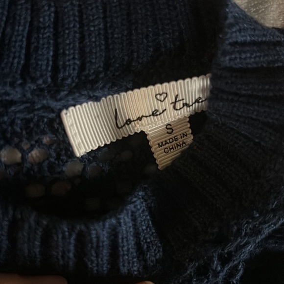 Love tree sweater, crochet type Small - Picture 2 of 4